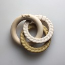 Yellow Personalized Ring Rattle