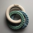 Green Personalized Ring Rattle