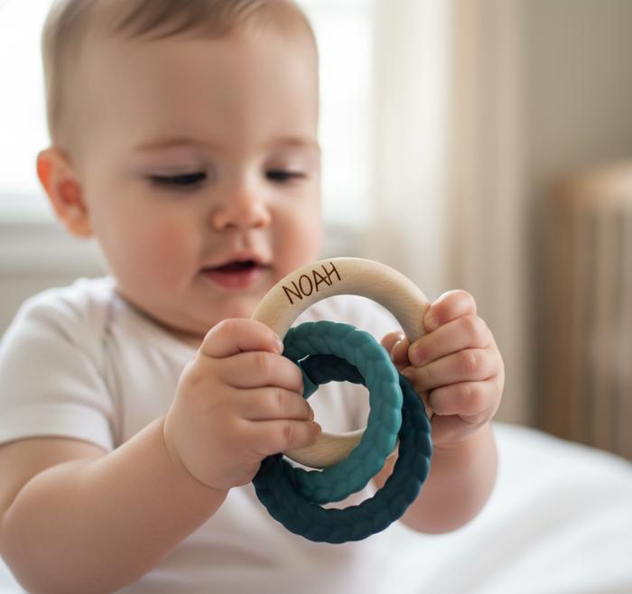 Personalized Ring Rattle