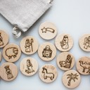  Wooden Storytelling Game