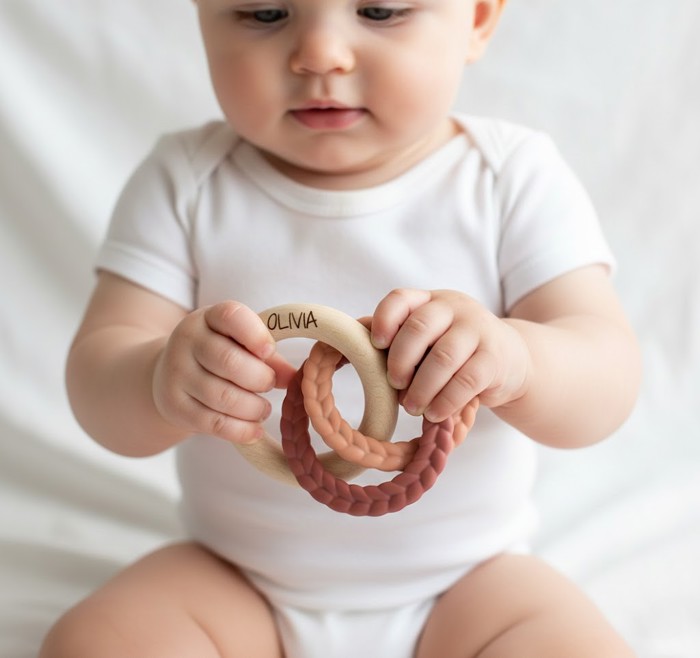 Personalized Ring Rattle