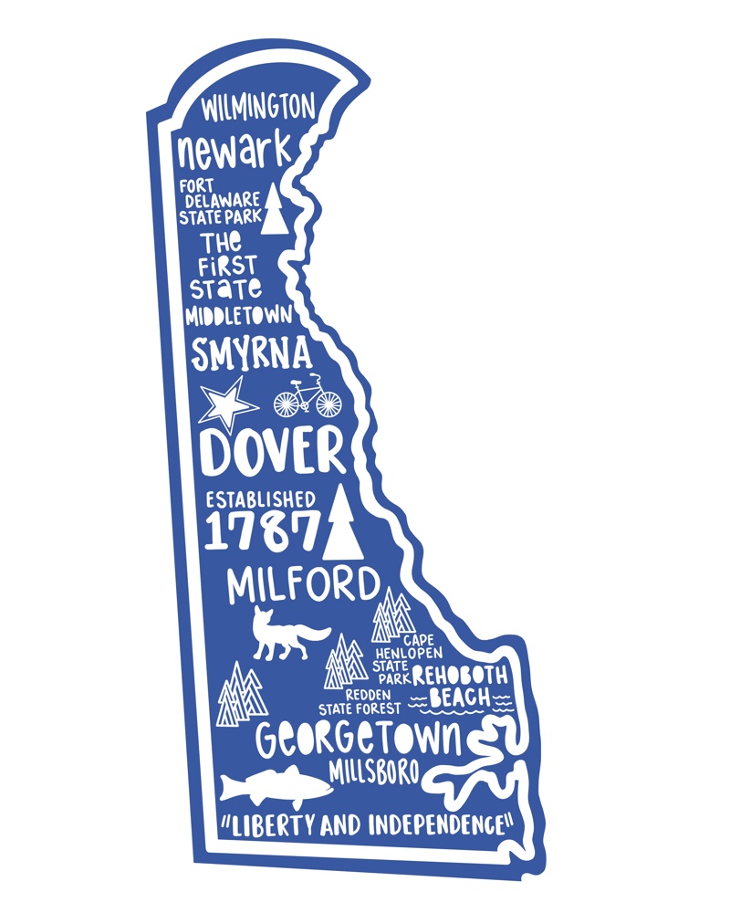 State Map Stickers