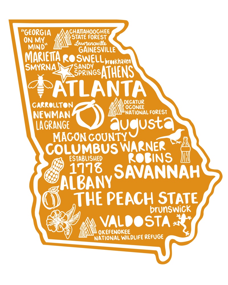 State Map Stickers