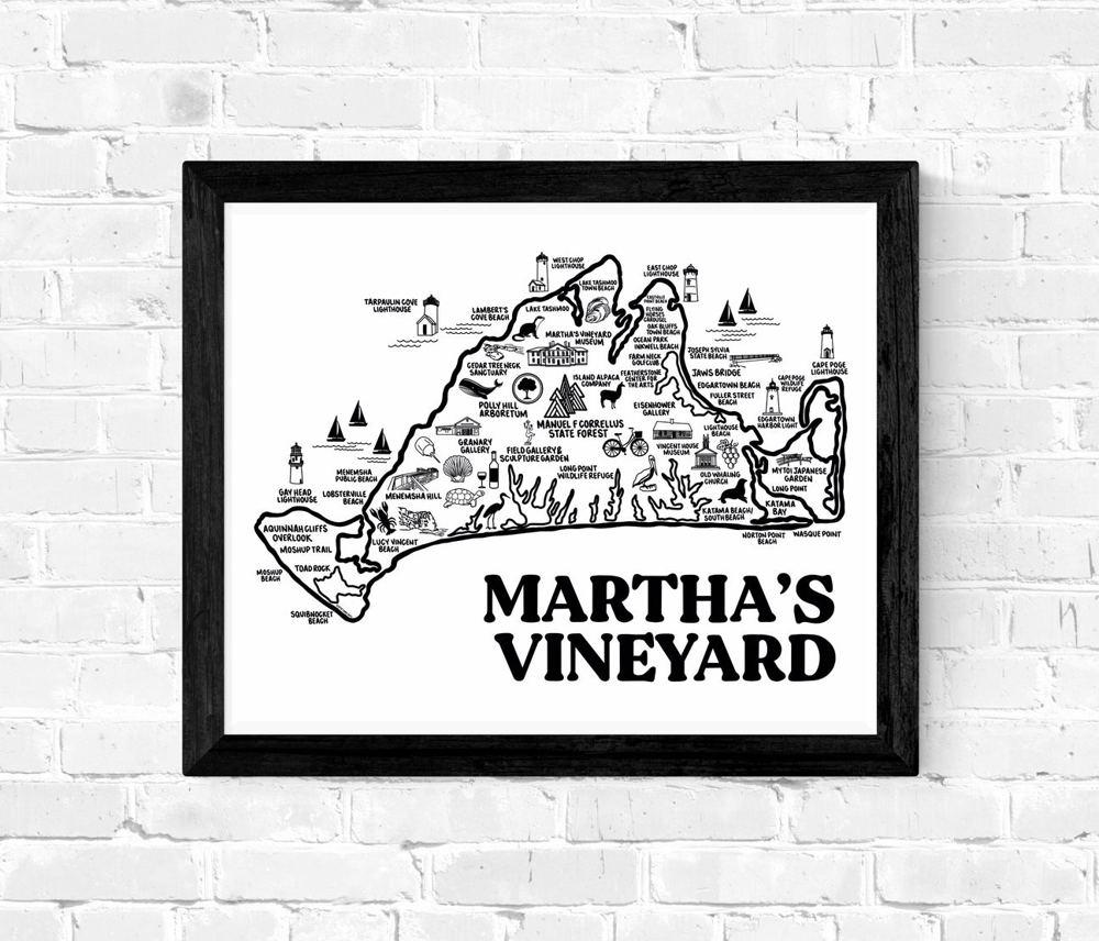 Vacation Map Prints