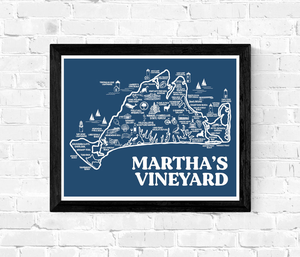 Vacation Map Prints