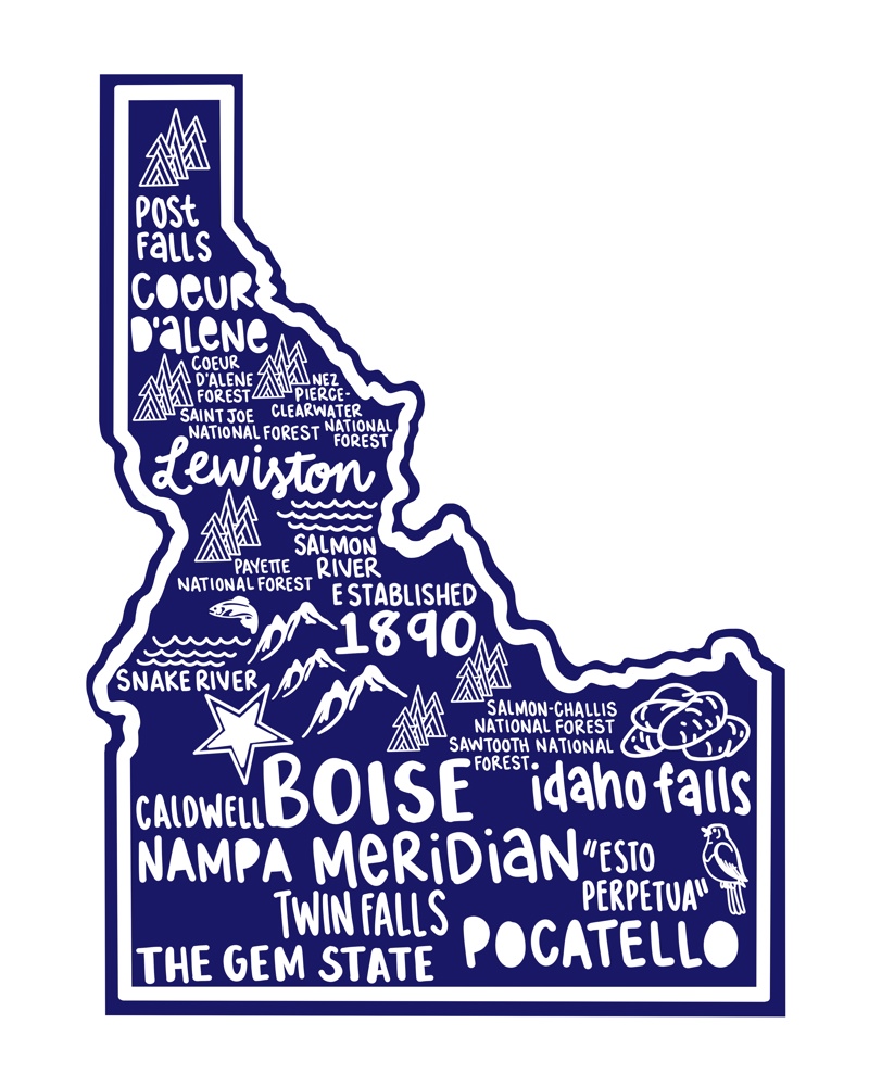 State Map Stickers