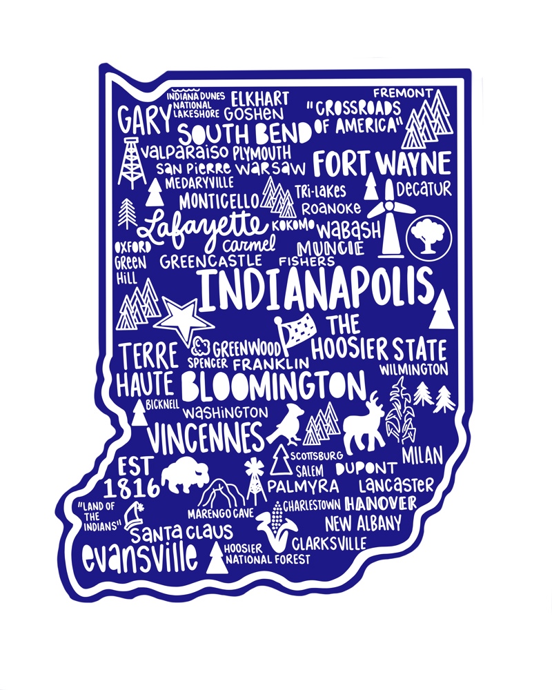 State Map Stickers