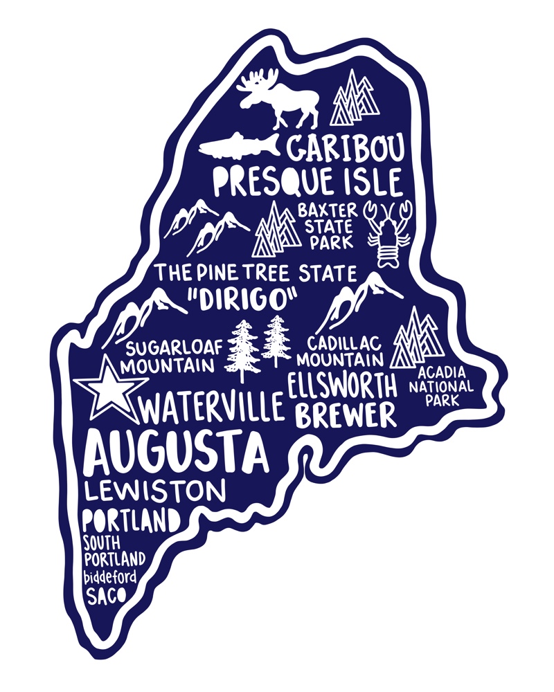 State Map Stickers