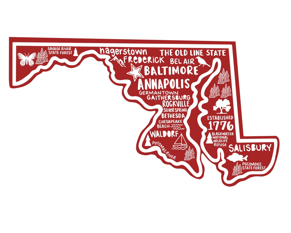 State Map Stickers