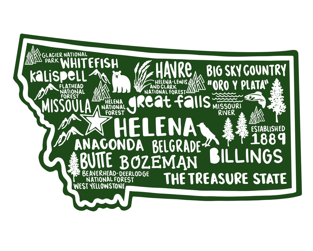 State Map Stickers