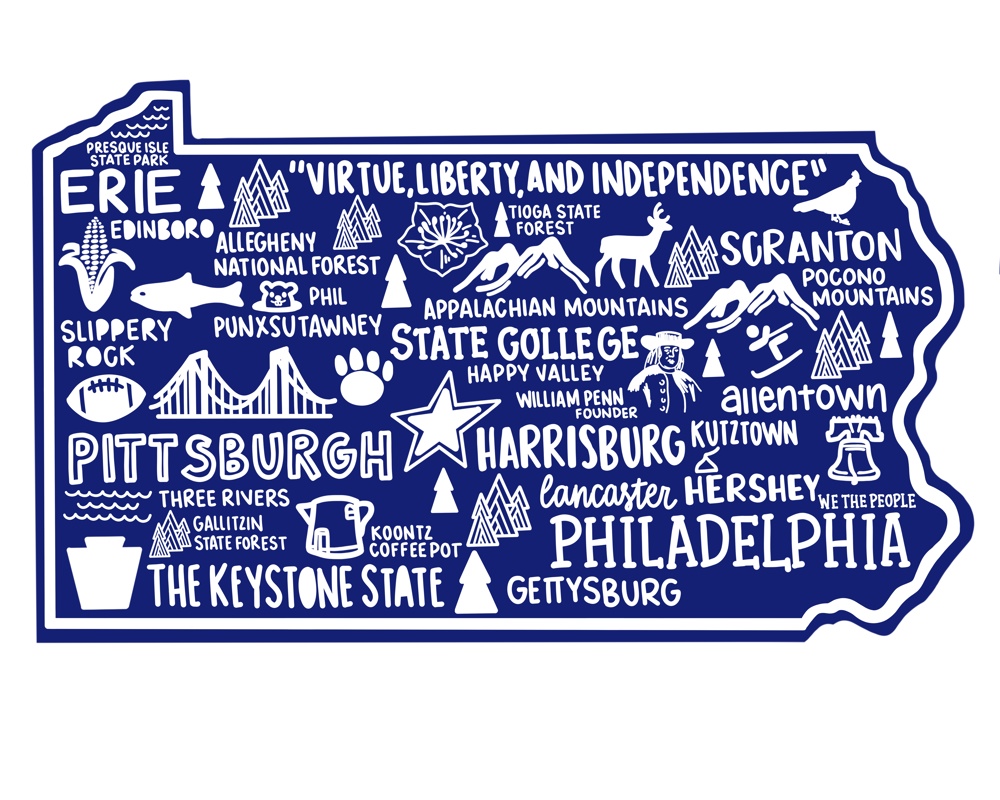 State Map Stickers