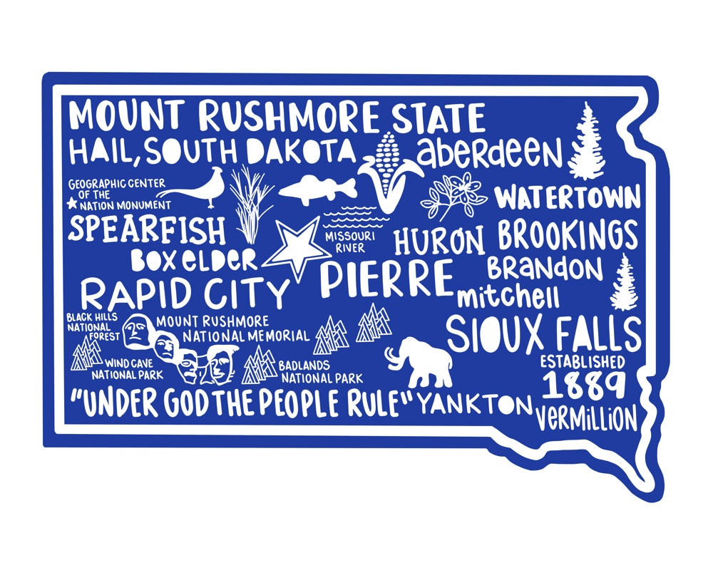 State Map Stickers