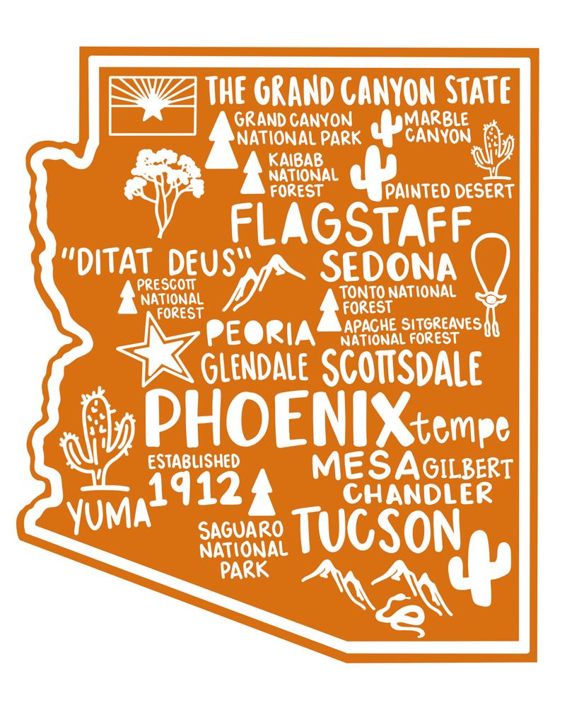 State Map Stickers