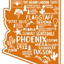 Arizona State Map Stickers