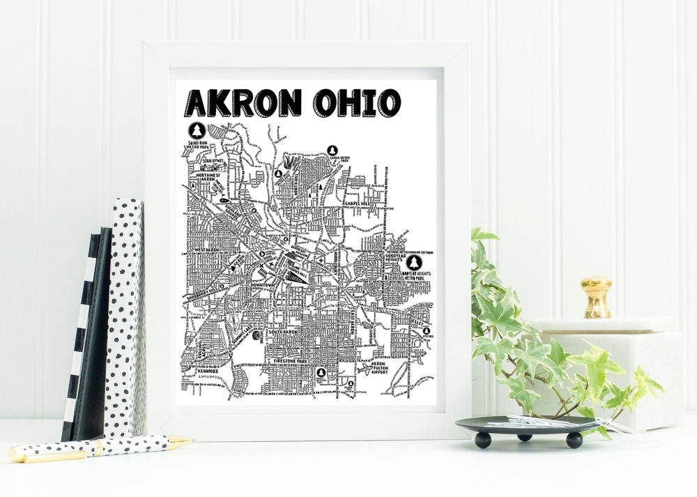 City Map Prints | 3 Colors