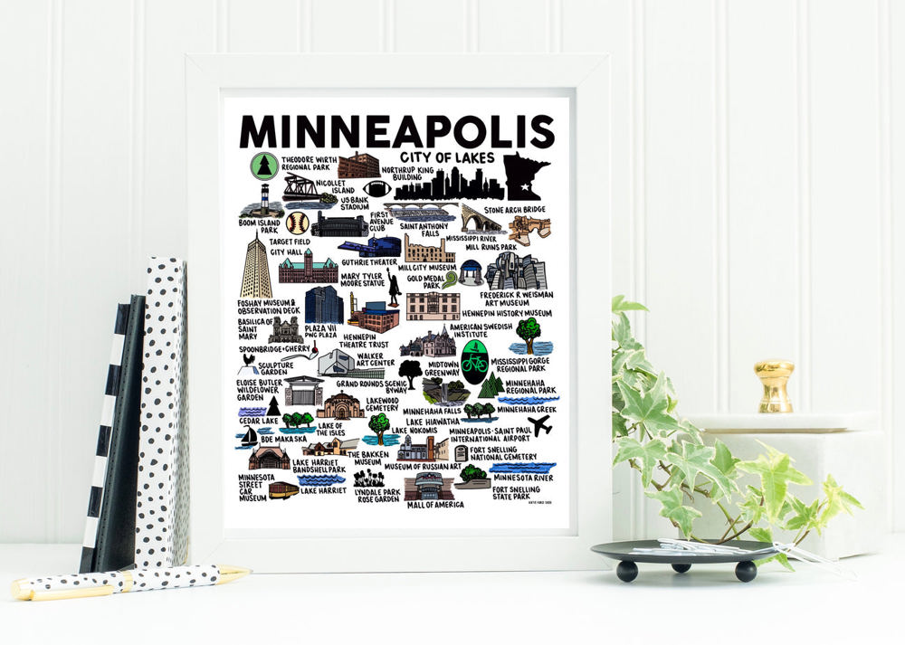 City Map Prints | 3 Colors