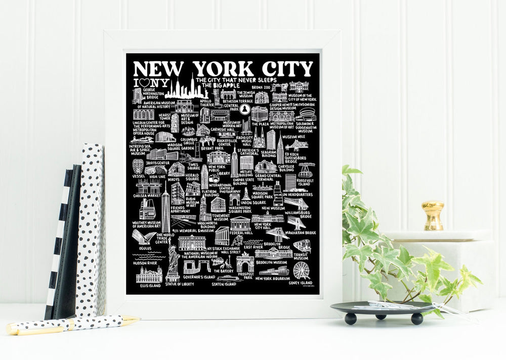 City Map Prints | 3 Colors