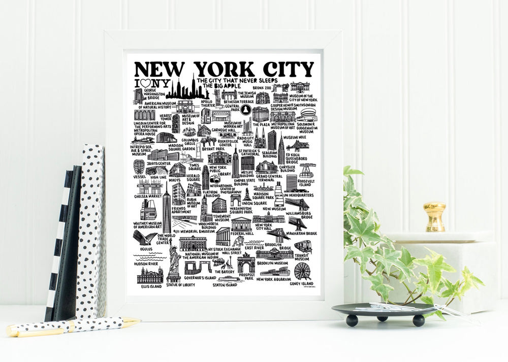 City Map Prints | 3 Colors