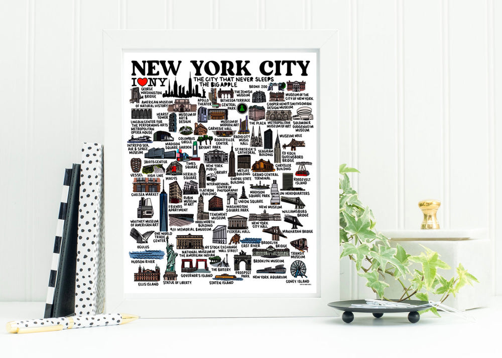 City Map Prints | 3 Colors