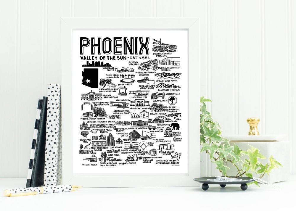 City Map Prints | 3 Colors