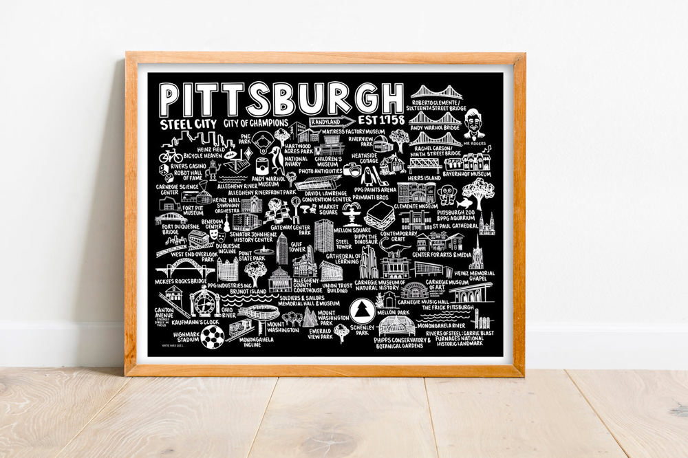 City Map Prints | 3 Colors