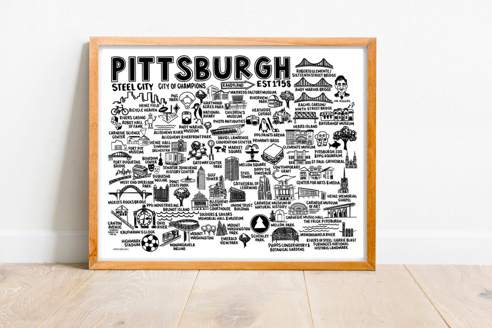 City Map Prints | 3 Colors