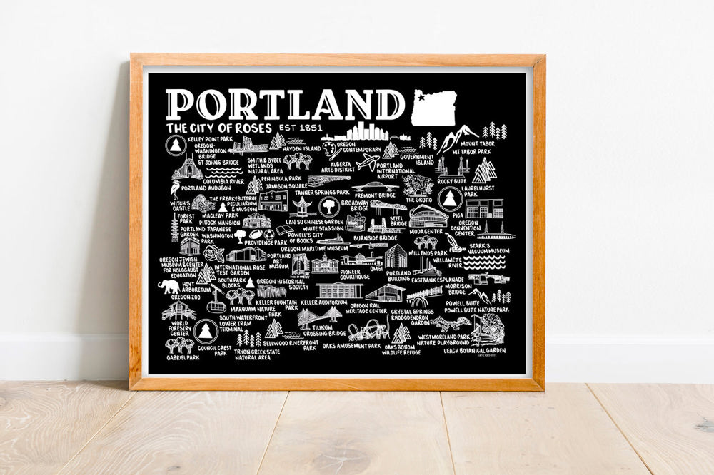 City Map Prints | 3 Colors