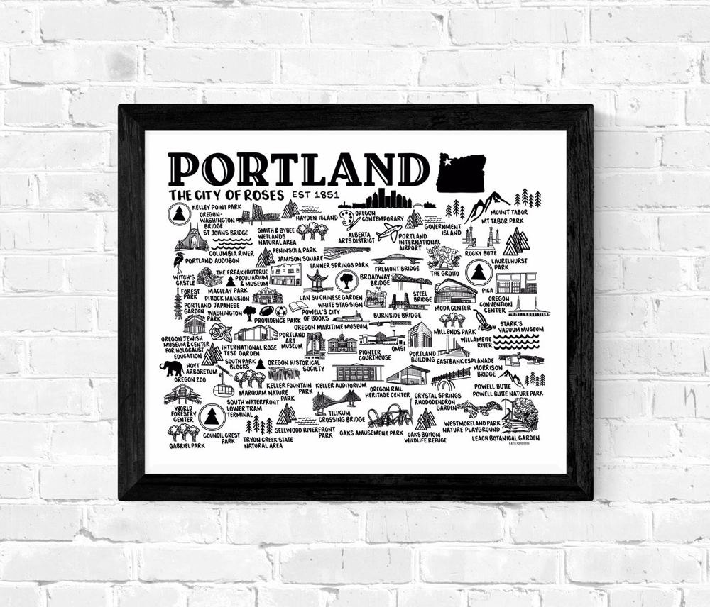 City Map Prints | 3 Colors