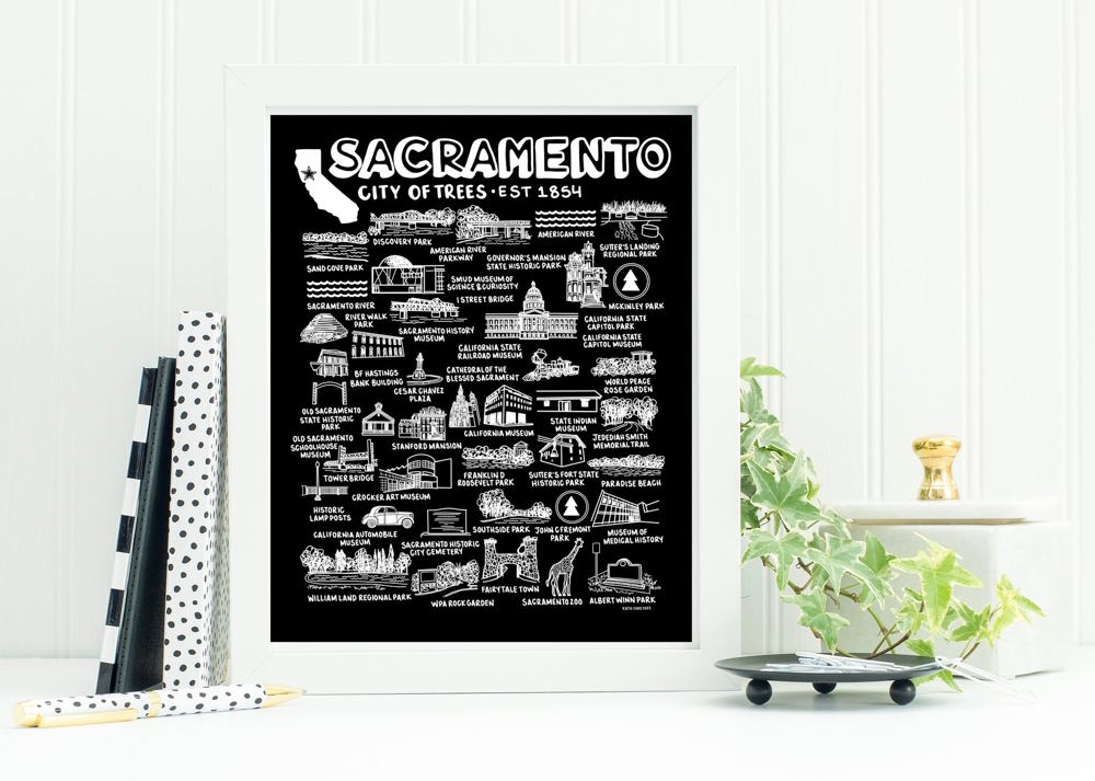 City Map Prints | 3 Colors