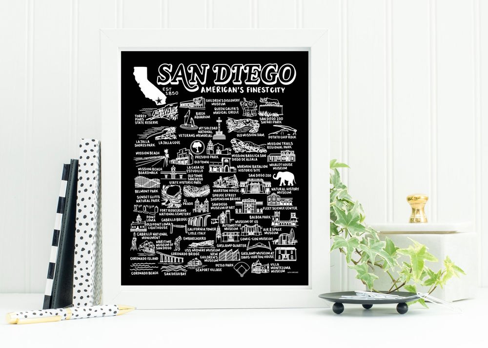 City Map Prints | 3 Colors