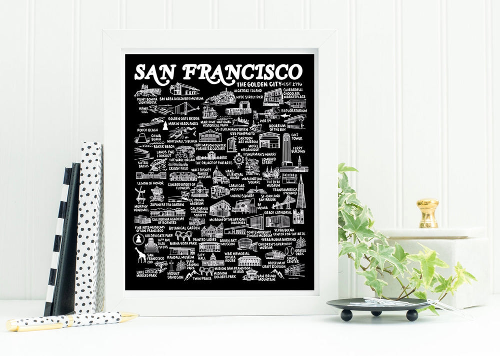 City Map Prints | 3 Colors