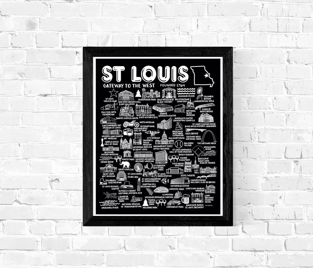 City Map Prints | 3 Colors