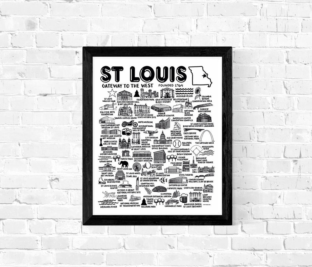 City Map Prints | 3 Colors