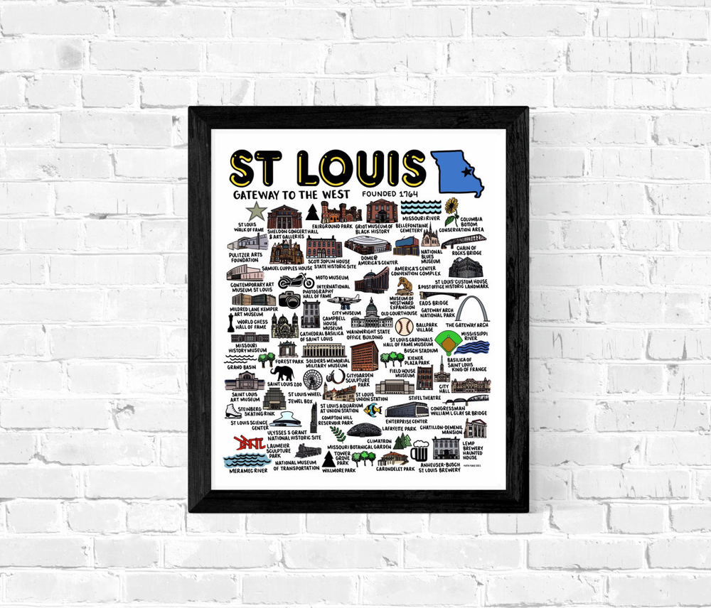 City Map Prints | 3 Colors