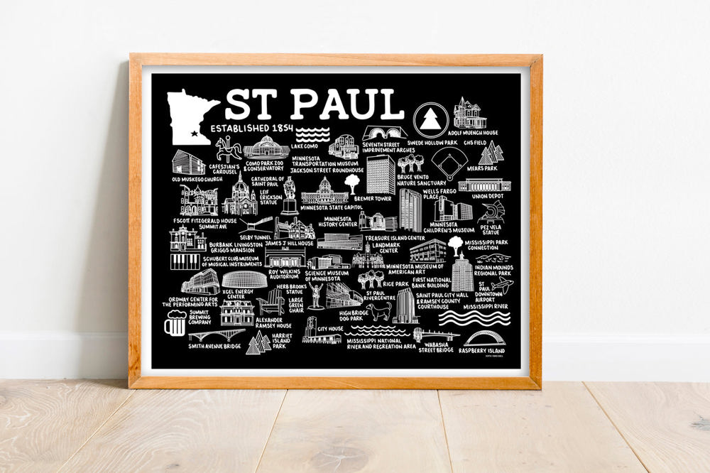 City Map Prints | 3 Colors