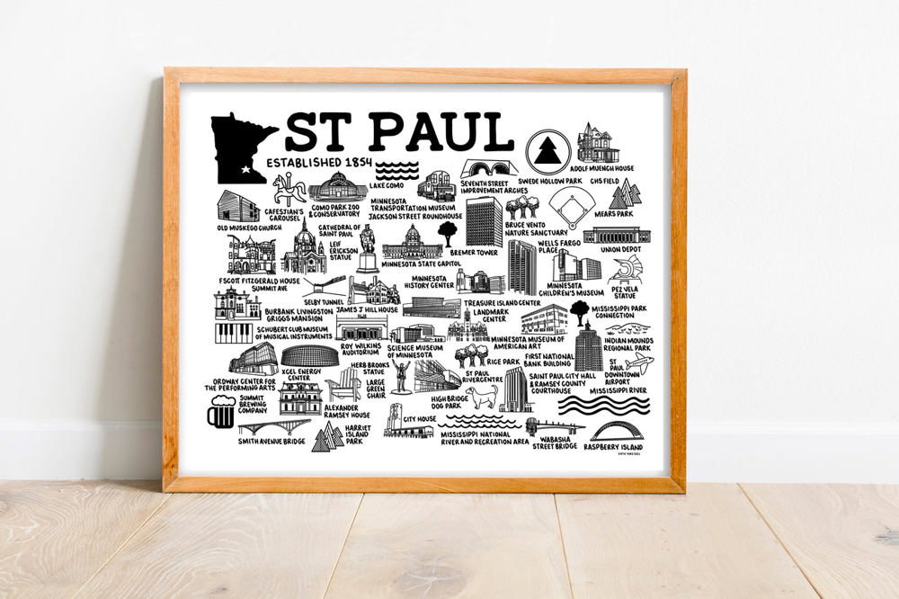 City Map Prints | 3 Colors