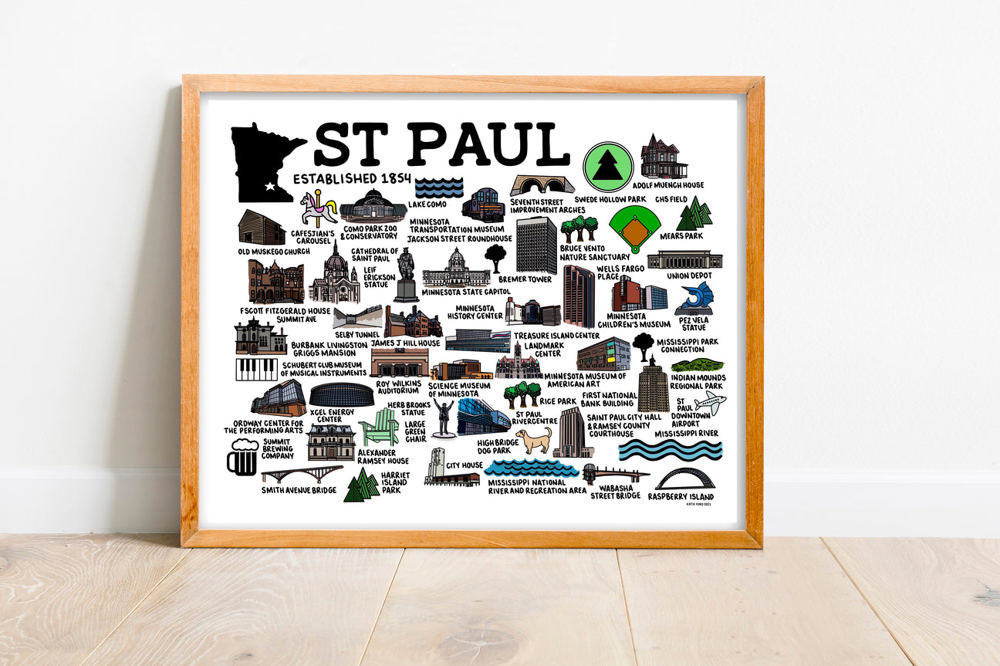 City Map Prints | 3 Colors