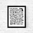 Tampa White City Map Prints | 3 Colors