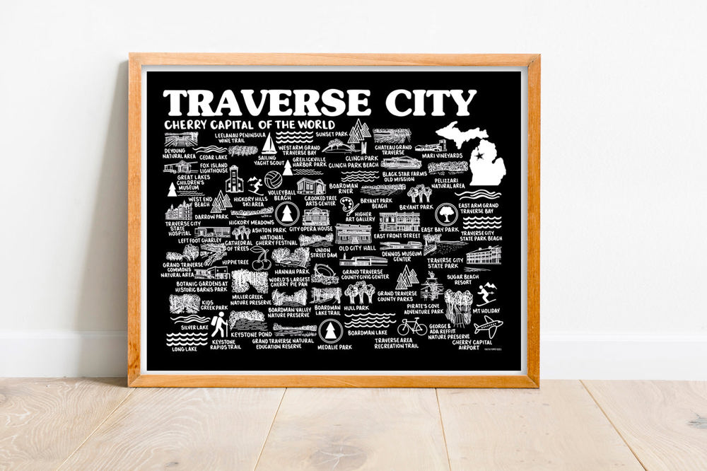 City Map Prints | 3 Colors