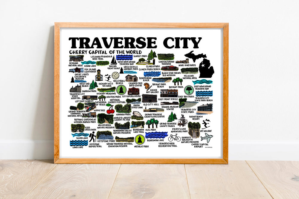 City Map Prints | 3 Colors