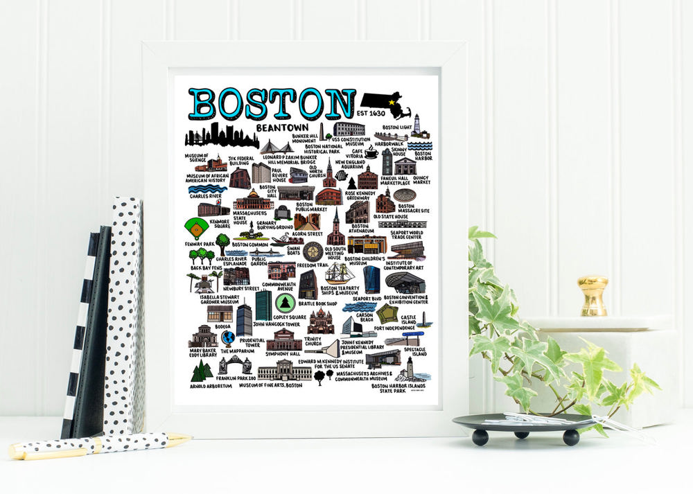 City Map Prints | 3 Colors