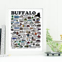 Buffalo Multi City Map Prints | 3 Colors