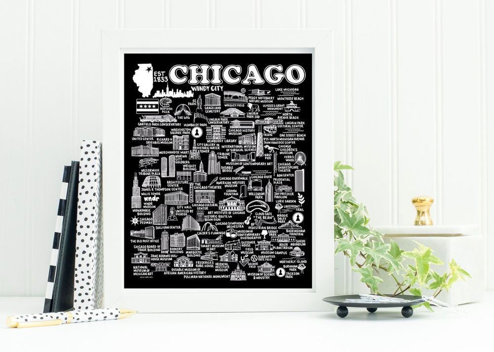 City Map Prints | 3 Colors