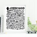 Chicago White City Map Prints | 3 Colors