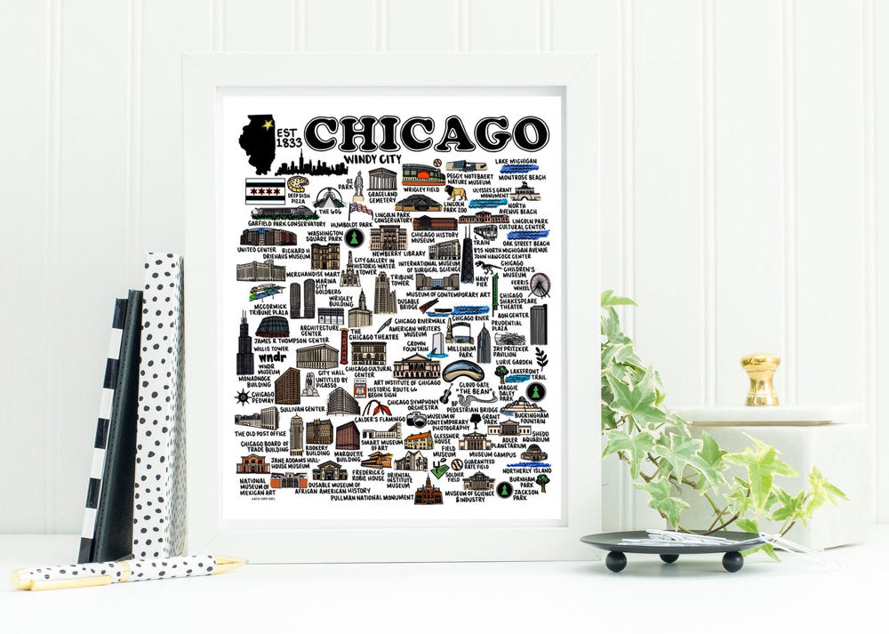 City Map Prints | 3 Colors