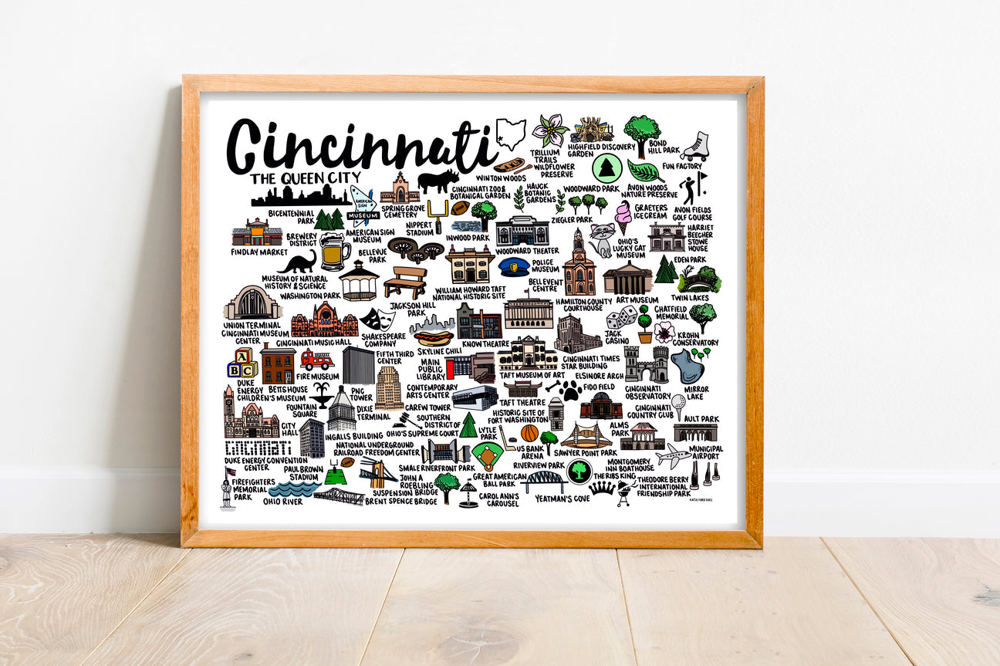 City Map Prints | 3 Colors