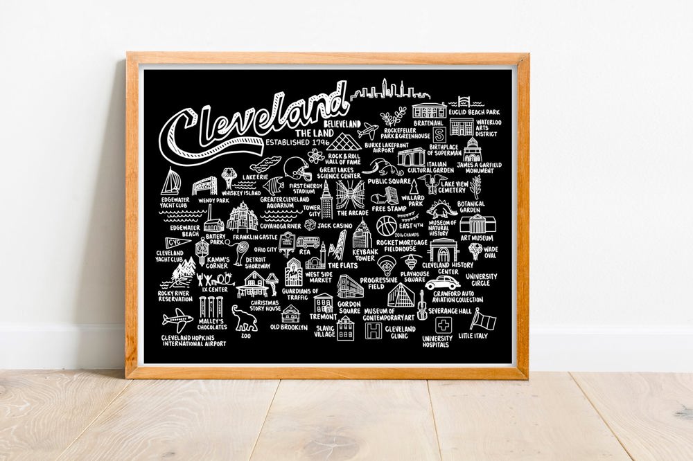 City Map Prints | 3 Colors