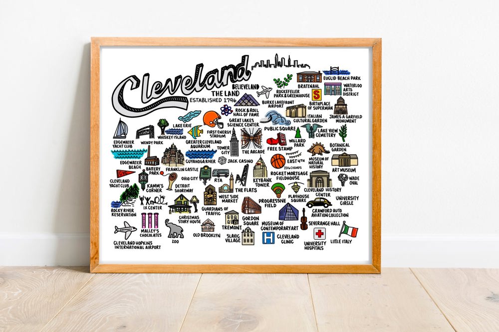 City Map Prints | 3 Colors