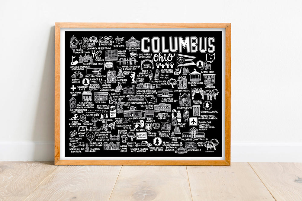 City Map Prints | 3 Colors