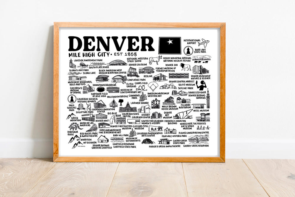 City Map Prints | 3 Colors